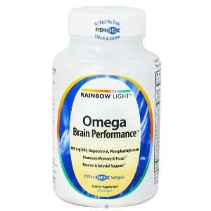  Rainbow Light Omegas Omega Brain Performance 60 softgels 
