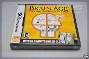 Brain Age MINT non orange strip DS DSi Lite OOP NEW  
