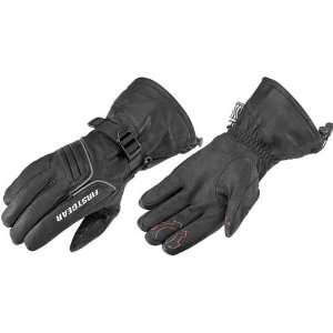   Waterproof/Breathable Textile Street Motorcycle Gloves   Black / Large