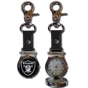  NFL Oakland Raiders Clip On Watch: Sports & Outdoors