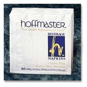  Hoffmaster White 3 Ply Beverage Napkin: Home & Garden