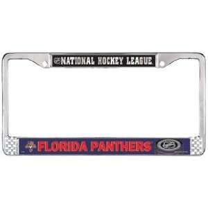  NHL Florida Panthers Chrome License Plate Frame: Sports 