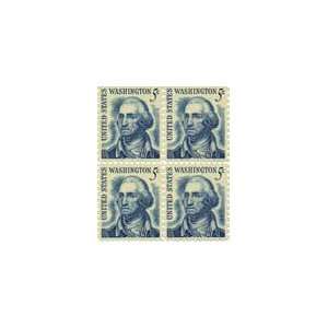  George Washington Set of 4 X 5 Cent Us Postage Stamps Scot 