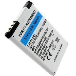   Lithium ion Battery for Kyocera K323/K322 Cell Phones & Accessories