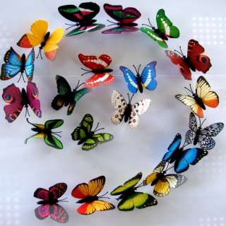 12PC Artificial Butterfly Wedding /Home /nursery/ Christmas 