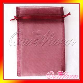   Organza Pouch 4x6 10x15cm Wedding Favor Gift Candy Bag Colors U Pick
