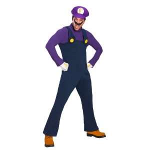  Adult Mario Bros. Waluigi Costume Size Large (42 44 