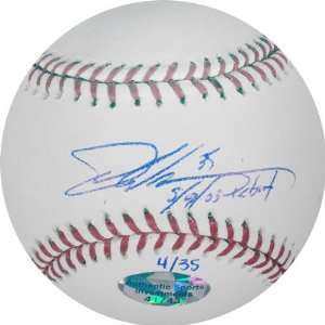  Dontrelle Willis Autographed Baseball with 5/9/03 Debut 