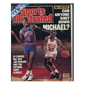  Joe Dumars Michael Jordan November 6, 1989 Sports 