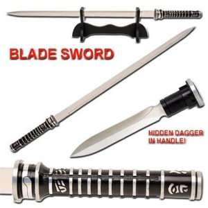  Blade Vampire Hunter Sword Replica with Hidden Dagger 