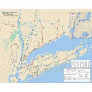  NYC Suburbs Train Map   500pc Jigsaw Puzzle by New York 