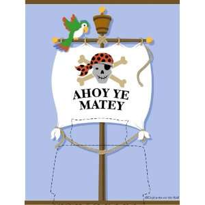   : Ahoy Ye Matey Bedhugger Paint by Number Wall Mural: Home & Kitchen