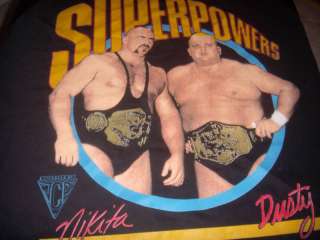NWA Dusty Rhodes Koloff bandana wall art WCW wwf wwe  