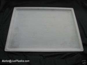Clear Acrylic Plastic Tray Frosted Finish Hotel Serving  