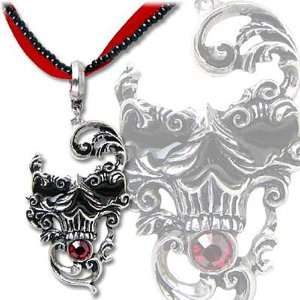 Venetian Mask of Death Necklace