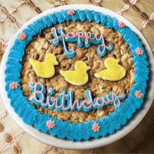 Mrs. Fields® Happy Birthday Ducks Cookie Cake:  Grocery 