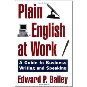   Guide to Writing and Speaking [Hardcover] Edward P. Bailey Jr. Books