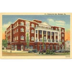   Vintage Postcard Community Inn Hershey Pennsylvania 