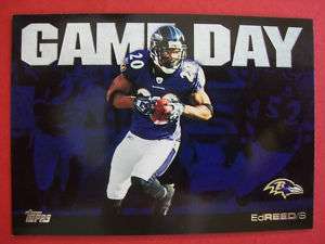 2011 Topps Football GAME DAY Ed Reed RAVENS  