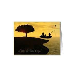 Gone Fishing, Happy Fathers Day, from son Card