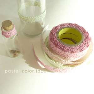 Adhesive Decoration Sticker_Color Lace Roll Ribbon Tape  