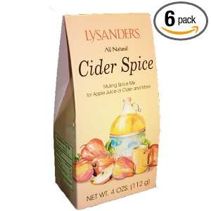 Lysanders Cider Mix, 3.5 Ounce (Pack of 6)  Grocery 