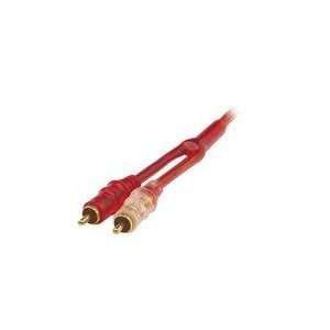  METRA Raptor Red Hot Series RCA Audio Cable Electronics