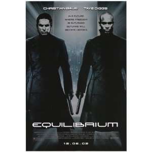  Equilibrium Original 27x40 Single Sided Movie Poster   Not 