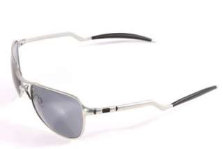 New Original Oakley MPH Warden Silver w/ Grey Aviator Sport Sunglasses 