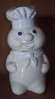 Vintage 1988 Pillsbury Dough Boy Ceramic Cookie Jar  