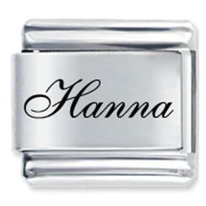    Edwardian Script Font Name Hanna Italian Charms: Pugster: Jewelry