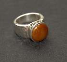 SILPADA Bronze Coin Pearl Hammered Sterling Silver Ring, Size 7   RARE 