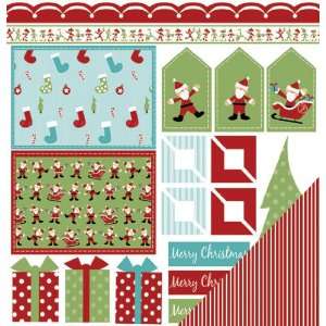  North Pole Double Sided Paper 12X12 Cut Outs
