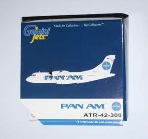 Gemini Jets   PAN AM ATR 42 300 GJPAA1034 Aeroplane Model Scale 1400 