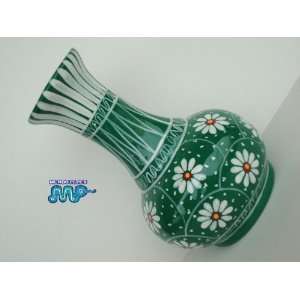   Flowers Folk Art/ MEXICO Pottery [Vivrant Hand Painted Colors]Small 6