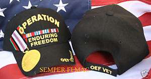   ENDURING FREEDOM HAT US NAVY ARMY AIR FORCE MARINES USCG AFGHANISTAN