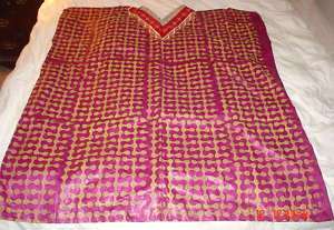 Red African Dress a Dashiki style sizes 48 L x 56 W  