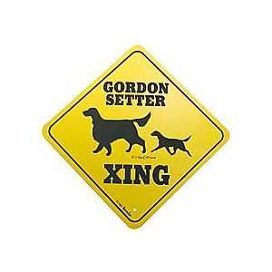  Gordon Setter Crossing Dog Sign: Home & Kitchen