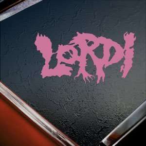  Lordi Pink Decal Metal Rock Band Car Truck Window Pink 