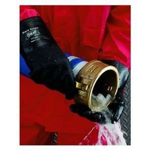 Showa Best 7714R Black Knight Sanitized PVC Coated Gauntlet Glove 