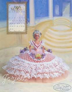 August, Wedding Ballgowns crochet pattern fits Barbie  