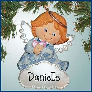 Personalized Christmas Ornaments   Blue Dress Angel Ornament/Magnet 