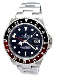 16710 Rolex Stainless Steel GMT Master II Watch *WOW*  