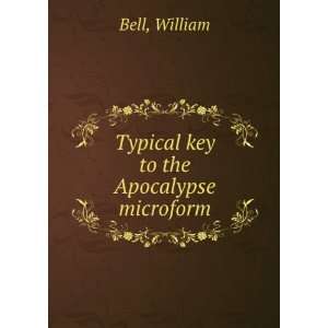    Typical key to the Apocalypse microform William Bell Books