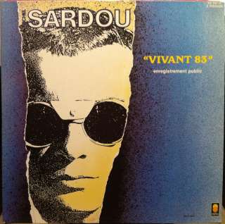 LP MICHEL SARDOU vivant 83 mint  vinyl 310.136/137  