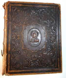 LOT 1870 antique BOMBERGER FAMILY BIBLE lebanon cty pa  