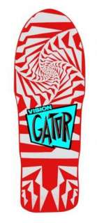 Vision Mark Rogowski GATOR 2 Skateboard RED/SILVER  