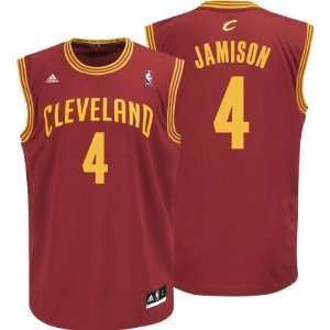  Antawn Jamison Burgundy Adidas Revolution 30 NBA Replica Cleveland 