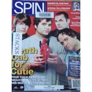  Spin Magazine September 2005 Death Cab for Cutie 