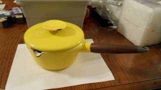 Vintage Copco Michael Lax Yellow 1 Quart Sauce Pan  
